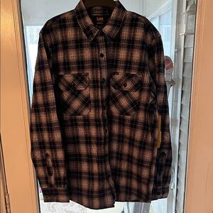 Lee Flannel Shirt in Blue and White NWT